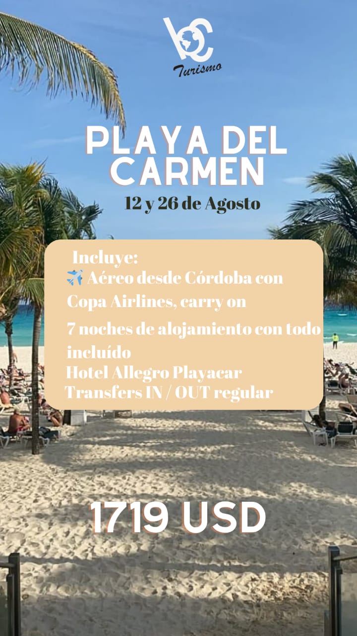 Playa del carmen 12 y 26 de Agosto-2025